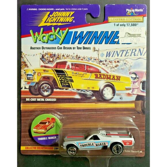 1996 Johnny Lightning Wacky Winners Trouble Maker Series 2 Chevy El Camino HW6 - Picture 1 of 2